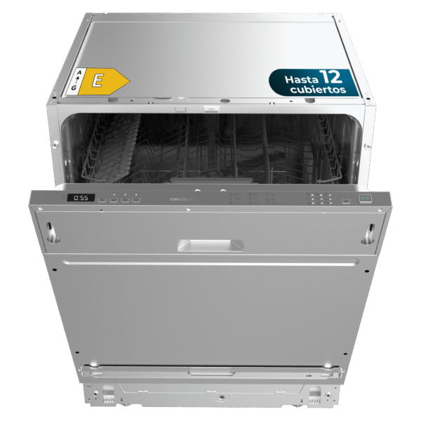 A01_EU01_113353 Lavavajillas Bolero Aguazero 6110 Inox de 60 cm con panel táctil y acabado en acero inoxidable