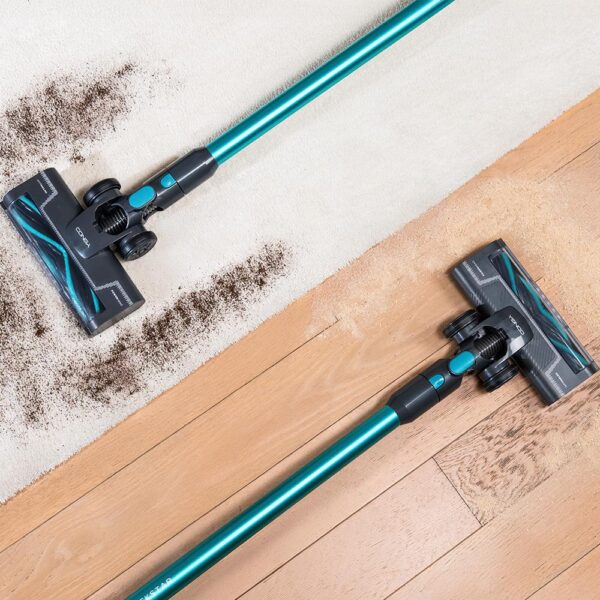 Imagen 8 Aspirador vertical Conga Rockstar P50 con 265 W, 180 AW de succión y posición Parking. Limpia hasta 120 m² con motor digital BLDC y diseño ergonómico eficiente.