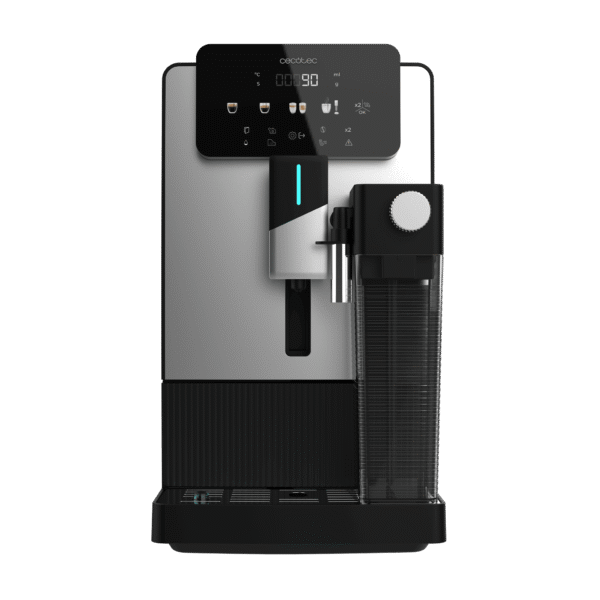 Imagen 2 Cafetera superautomática Cecotec Cremmaet Latte de 19 bares. Diseño compacto, molinillo integrado y sistema de leche para lattes y cappuccinos automáticos.