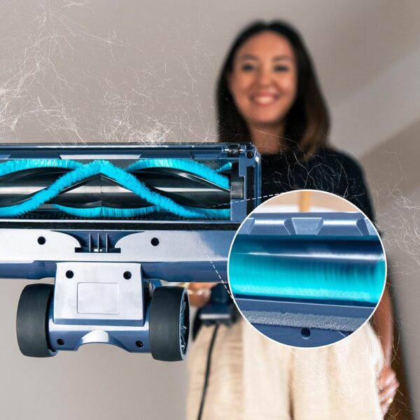 Imagen 5 Aspirador vertical con cable Conga Rockstar 800 Powerhead Titán. Potencia de 800 W, cepillo motorizado y tubo telescópico para una limpieza profunda y ágil.