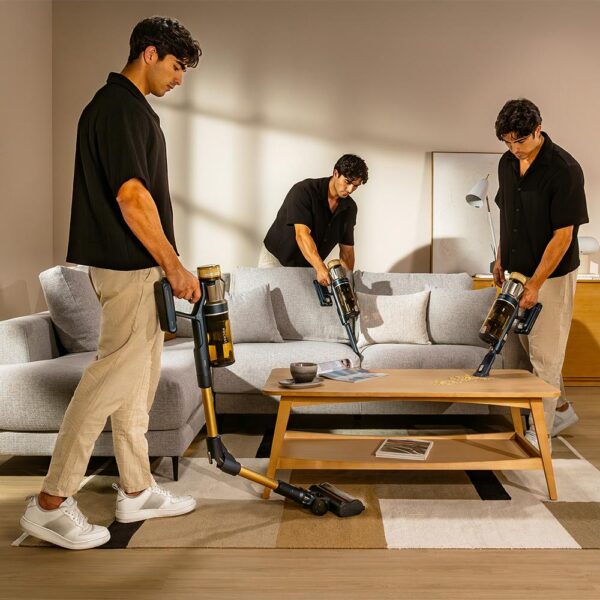 Imagen 7 Aspirador vertical Conga Rockstar RS90 Pet Flex con motor digital BLDC, diseño flexible y accesorios para mascotas. Limpieza eficiente en todo tipo de suelos.