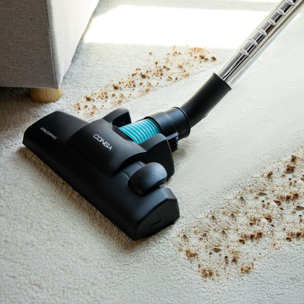 Imagen 5 Aspirador de trineo sin bolsa Conga Rockstar Cyclonic XL con 800 W de potencia, tecnología multiciclónica, depósito de 4 L y filtrado de alta eficiencia para el hogar.