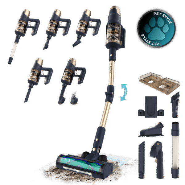 Robot limpiacristales Conga Windroid 1490 TwerkingSpray Connected con sistema de pulverización y mopa vibratoria