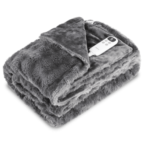 Imagen 2 Manta eléctrica Cecotec HeatConfort Noa de 200 x 180 cm. Disfruta de un calor suave, uniforme y regulable para noches frías de invierno con total seguridad.