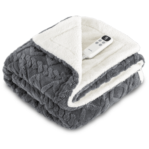 Imagen 2 Manta eléctrica HeatConfort Luma de 180x130 cm con tacto suave, distribución uniforme del calor y varios niveles de temperatura para un descanso perfecto.