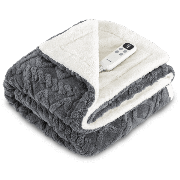 Imagen 2 Manta eléctrica HeatConfort Luma de 180x130 cm con tacto suave, distribución uniforme del calor y varios niveles de temperatura para un descanso perfecto.