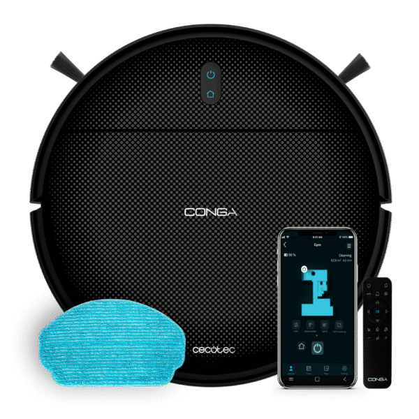 Amoladora angular a batería RadialPower 2120 Freemove de CECOTEC de 21V con maletín de transporte y 8 discos de 125mm