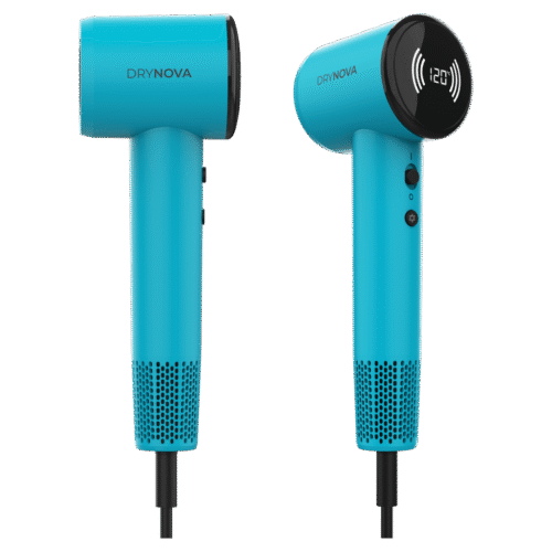 Imagen 2 Secador de pelo Cecotec DryNova Blue con motor brushless de 1600 W y 110.000 RPM. Diseño compacto e iónico para un secado profesional, rápido y sin encrespamiento.