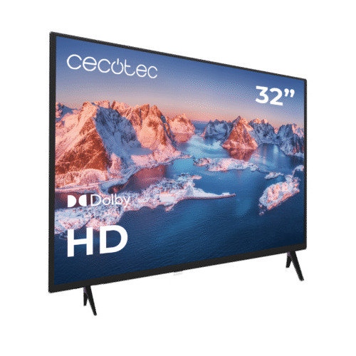 Imagen 2 Televisor Cecotec Serie 0 0032S de 32 pulgadas con resolución HD, sonido Dolby, diseño elegante y conectividad HDMI/USB para disfrutar de contenido multimedia.