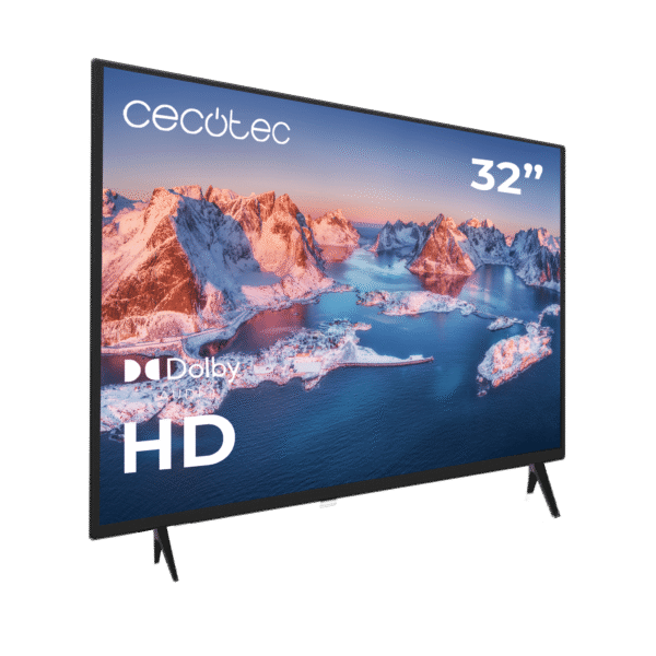 Imagen 2 Televisor Cecotec Serie 0 0032S de 32 pulgadas con resolución HD, sonido Dolby, diseño elegante y conectividad HDMI/USB para disfrutar de contenido multimedia.