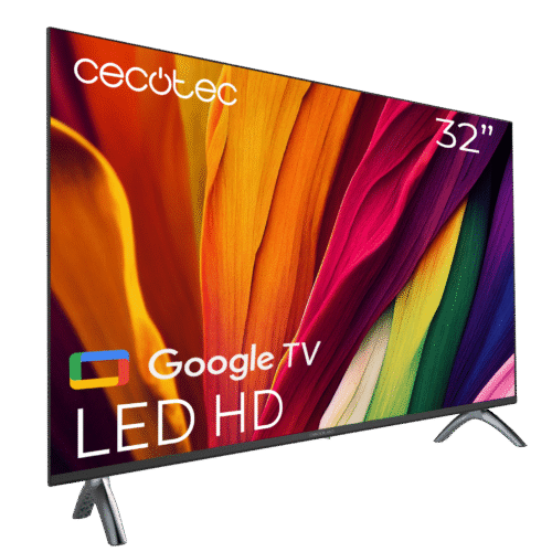 Imagen 2 Televisor Cecotec TV LED A3 series ALH40032 de 32 pulgadas con resolución HD, Google TV, Dolby Audio y Chromecast integrado para una experiencia inteligente.