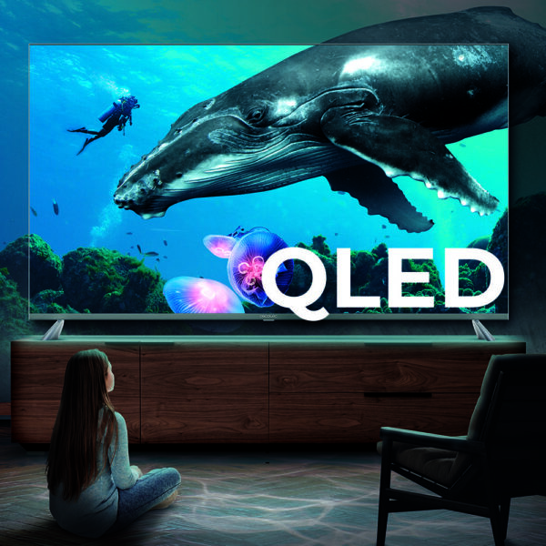 Imagen 5 Televisión Cecotec QLED de 75" con 4K UHD, Android TV 11, Local Dimming y Dolby Atmos. Colores puros y contraste optimizado para una experiencia de cine total.
